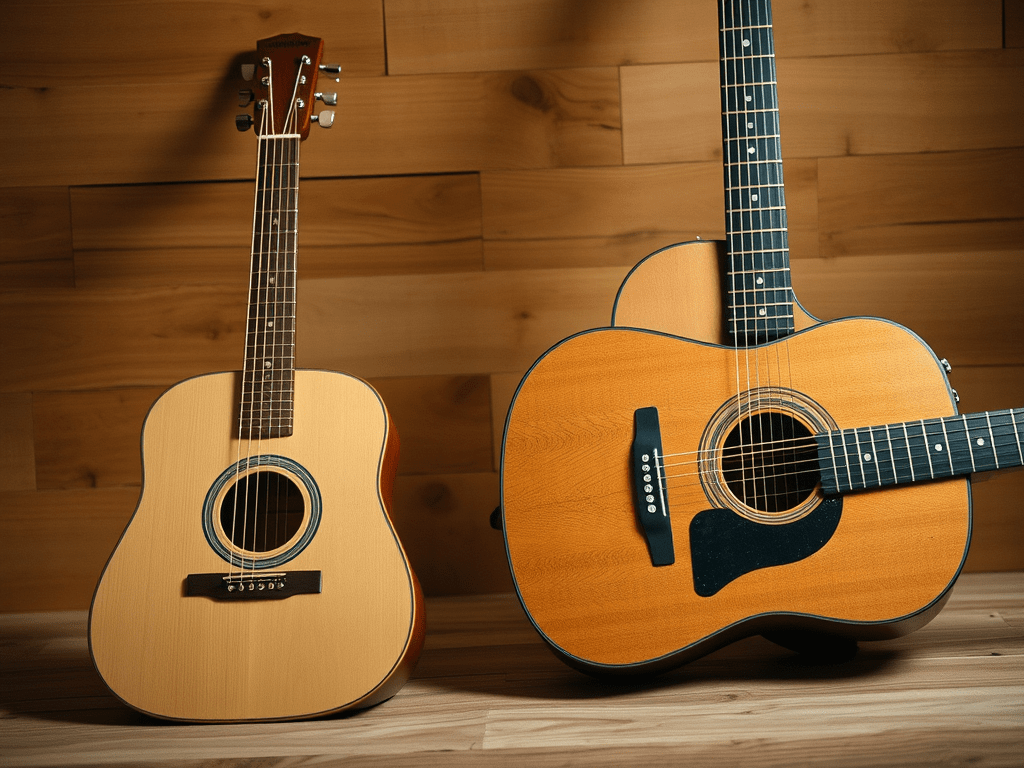 Quelle différence entre guitare classique et folk&nbsp;?